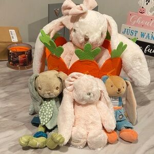 A basket of bunnies, you can also purchase them separately.
